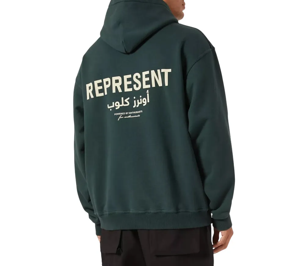 Represent Arabic Owner's Club Hoodie - Forest Green
