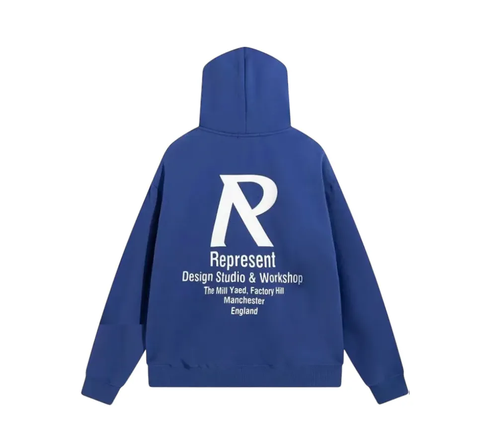 Represent Design Studio Workshop Hoodie - Royal Blue
