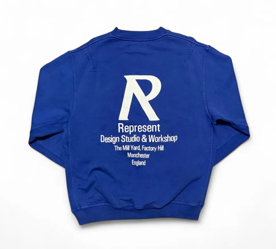 Represent Design Studio Workshop Crewneck - Royal Blue