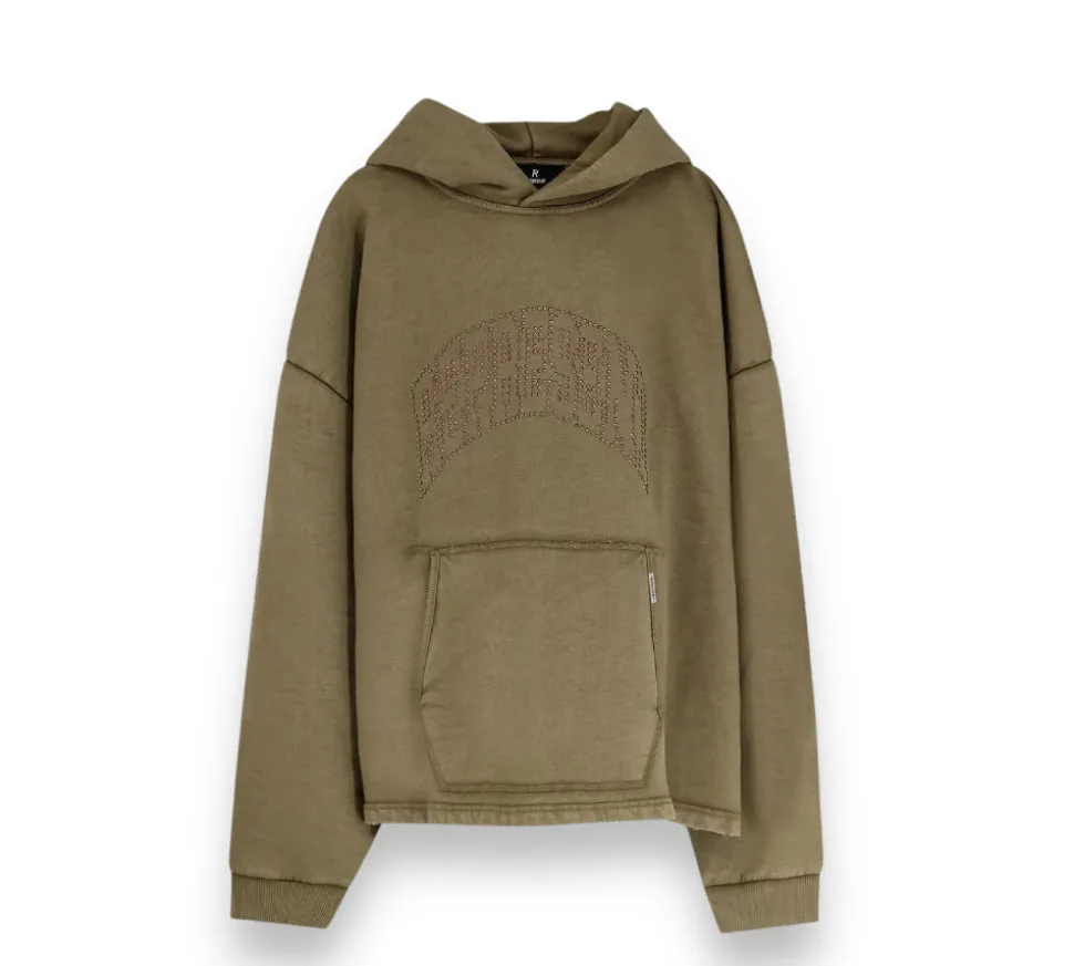 Represent Embelished Hoodie - Khaki