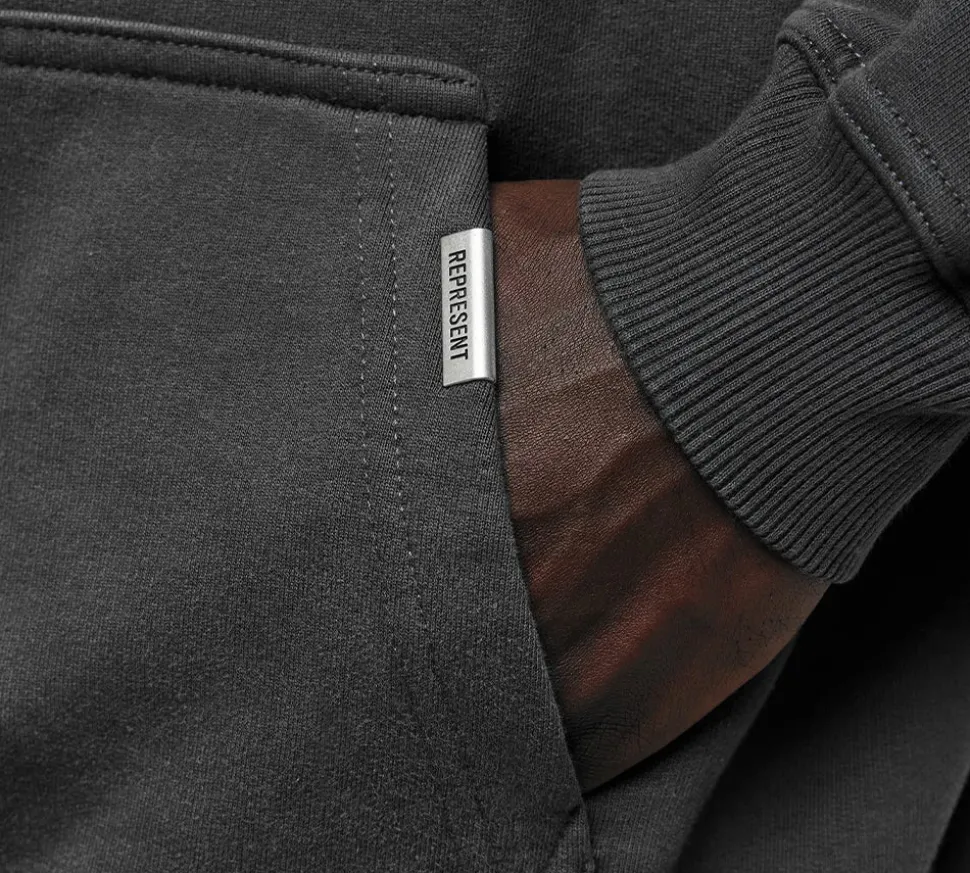 Represent Golden Tour Hooded Hoodie - Sun Fade Grey