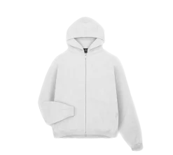 Represent Initial Oversized Zip Hoodie - Grey