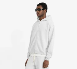 Represent Initial Oversized Zip Hoodie - Grey