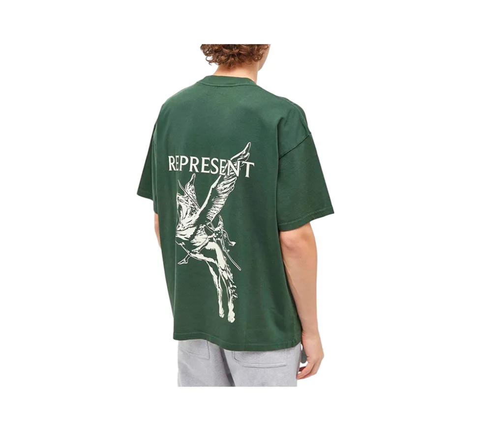 Represent Men's Power And Speed T-shirt - Forrest Green