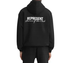 Represent Patron Of The Club Hoodie - Black