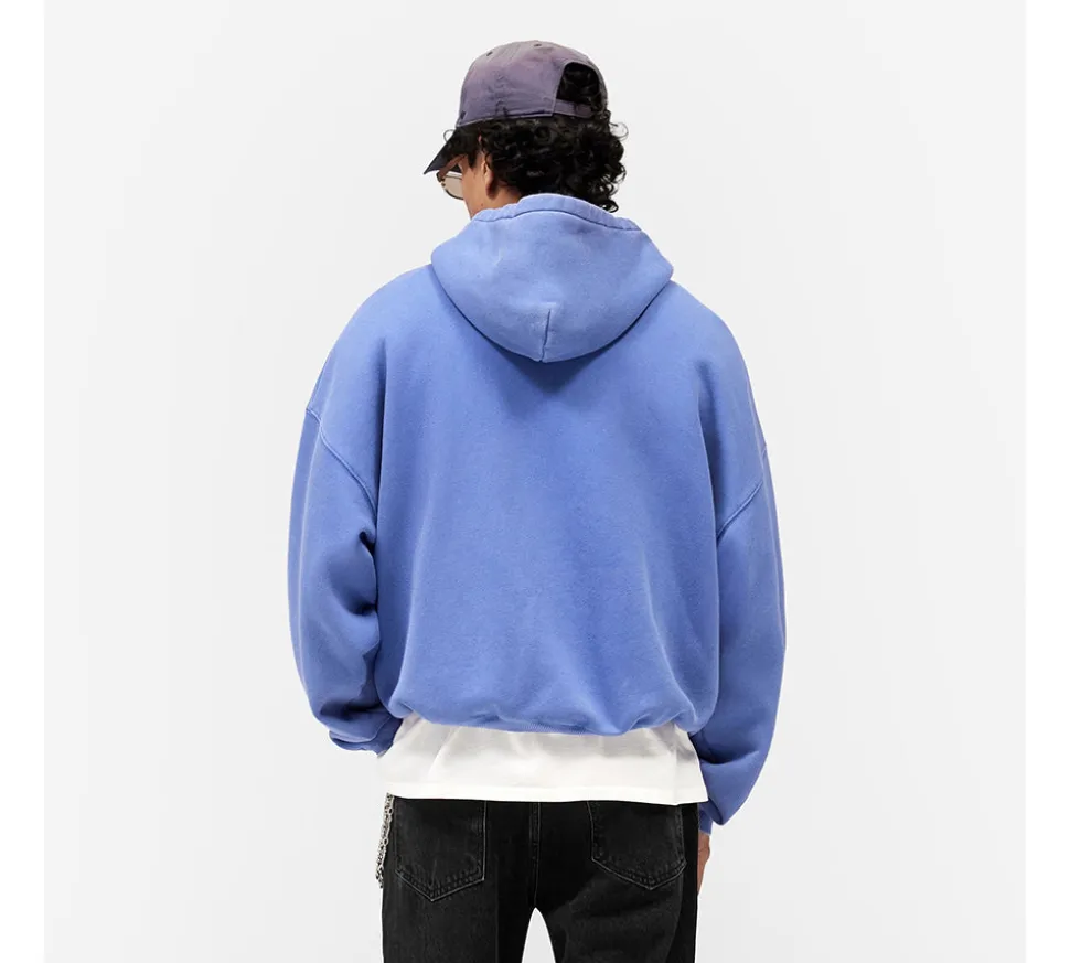 Represent Pegasus Zip Through Hoodie - Indigo