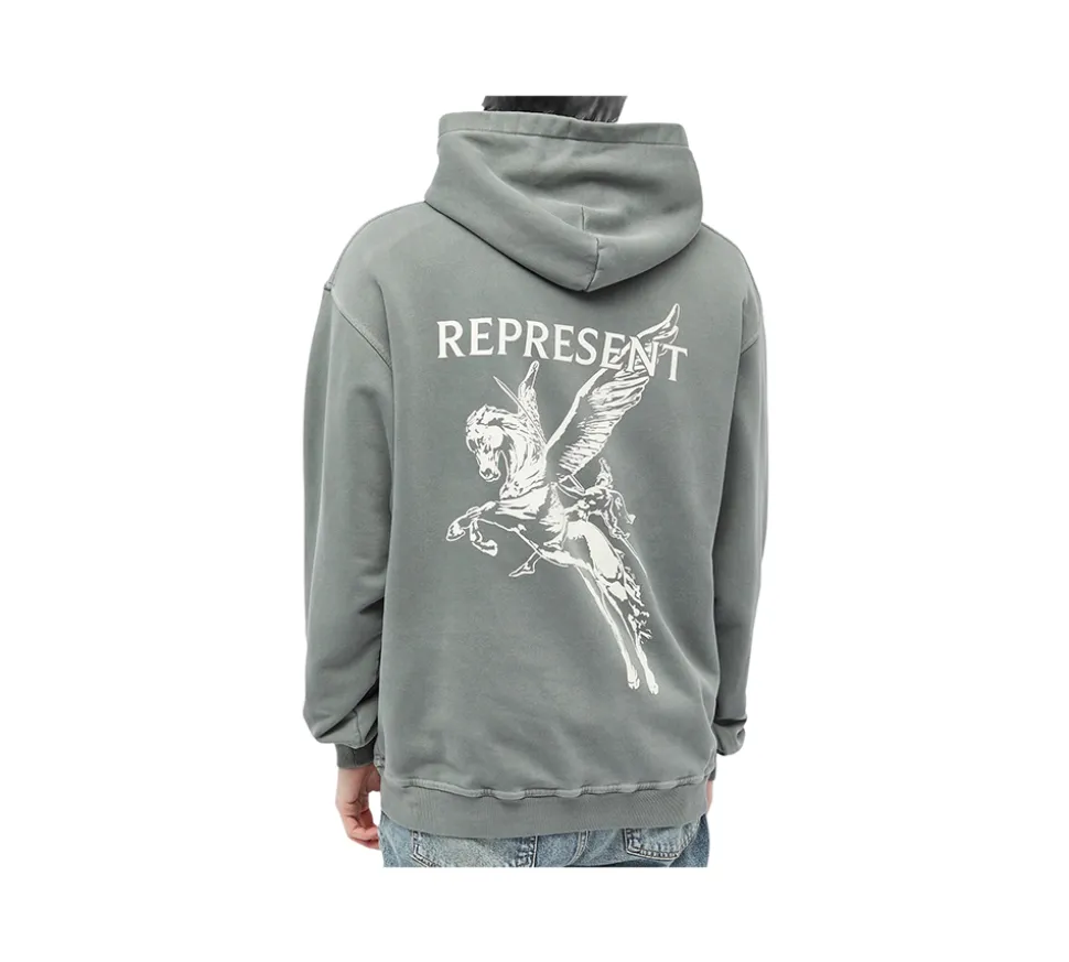 Represent Power And Speed Hoodie - Olive