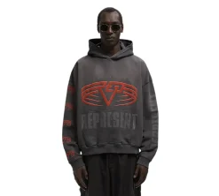 Represent Reversible Living Legacy Tour Hoodie - Aged Grey