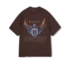 Represent Reversible Living Legacy Tour T-shirt - Brown