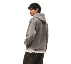 Represent Script Logo Hoodie - Vintage Grey