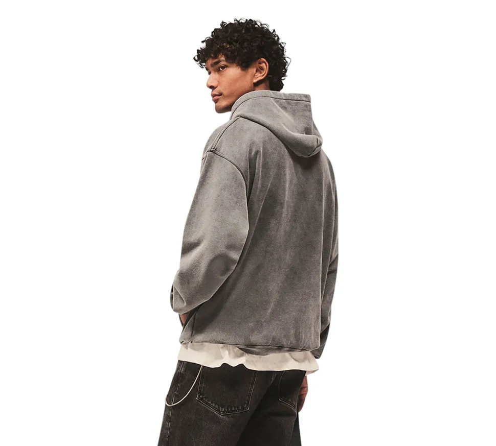 Represent Script Logo Hoodie - Vintage Grey