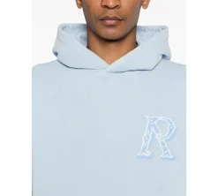 Represent Western Initial Embroidered Hoodie - Mountain Blue