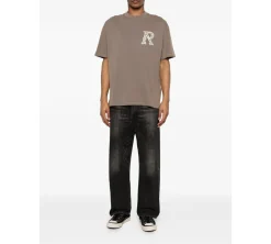 Represent Western Initial T-Shirt - Brown