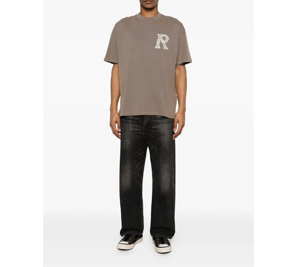 Represent Western Initial T-Shirt - Brown
