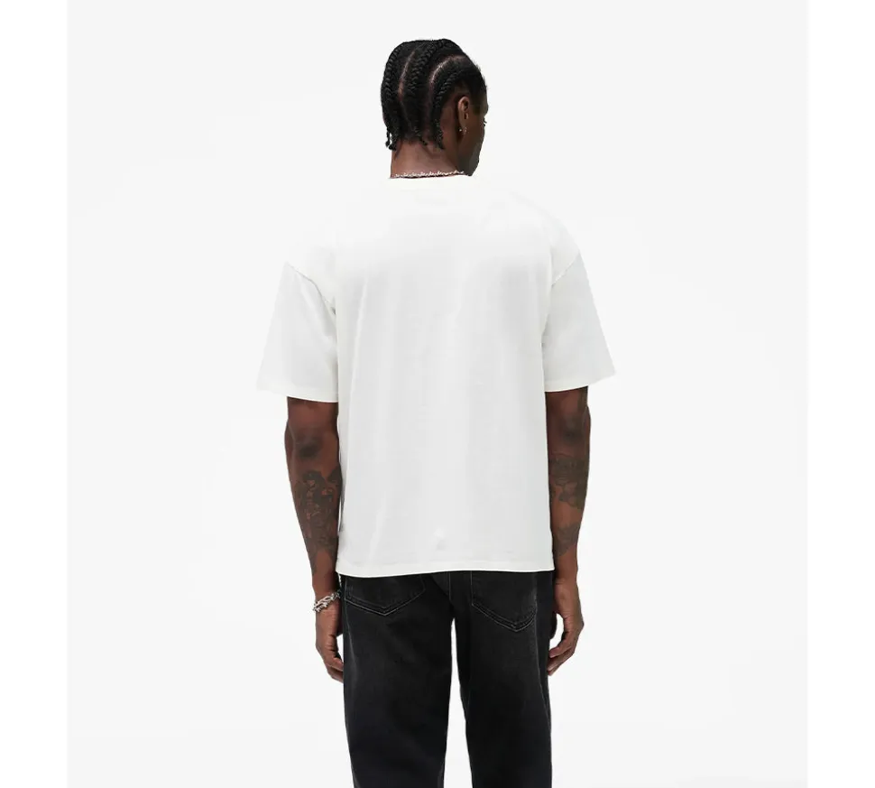 Represent Western Initial T-Shirt - Flat White