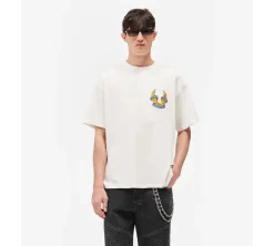 Represent X Belstaff Born To Bike T-Shirt - Flat White