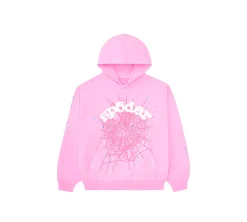 Sp5der OG Web Hoodie - Pink