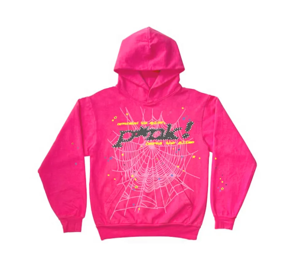 Sp5der P*NK Hoodie - Pink