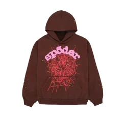 Sp5der Web Hoodie - Brown