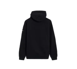 Stone Island Logo Hoodie - Black