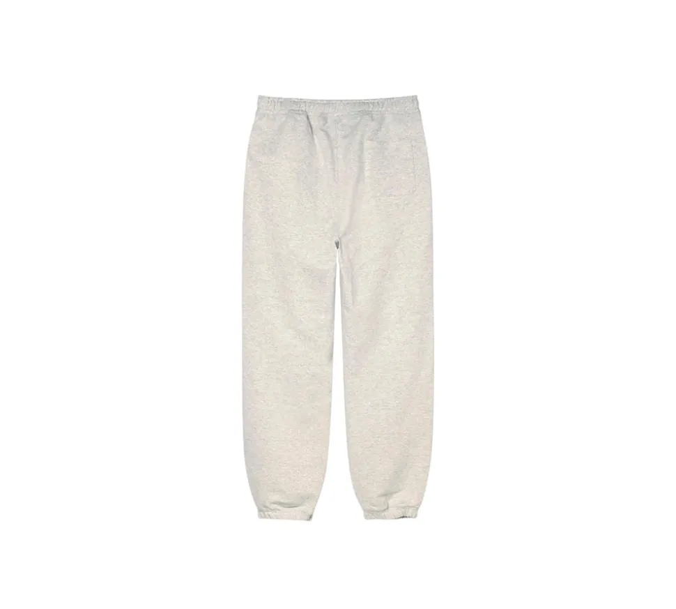 Stüssy 8 Ball Embroidered Pants - Ash Heather