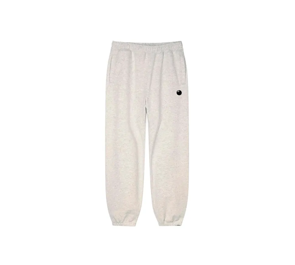 Stüssy 8 Ball Embroidered Pants - Ash Heather