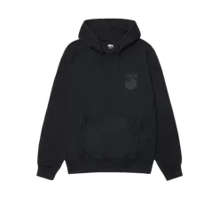 Stüssy 8 Ball Pigment Dyed Hoodie - Black