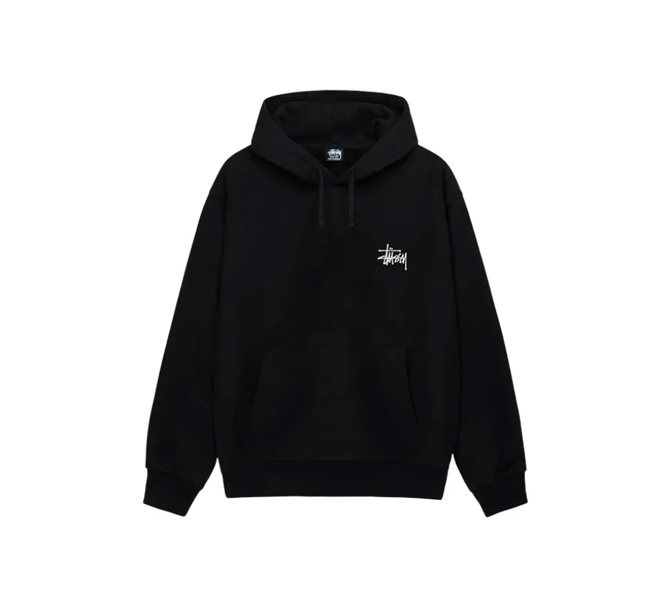 Stüssy Basic Hoodie - Black