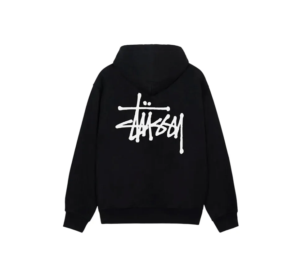 Stüssy Basic Hoodie - Black