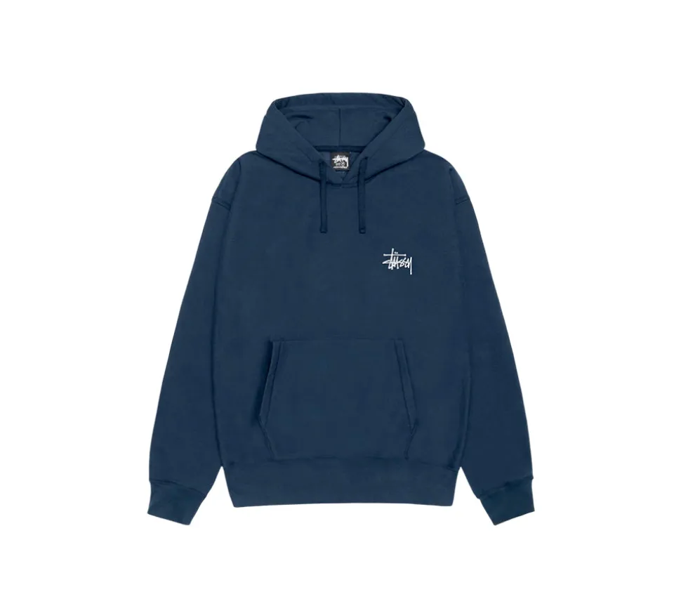 Stüssy Basic Hoodie - Navy