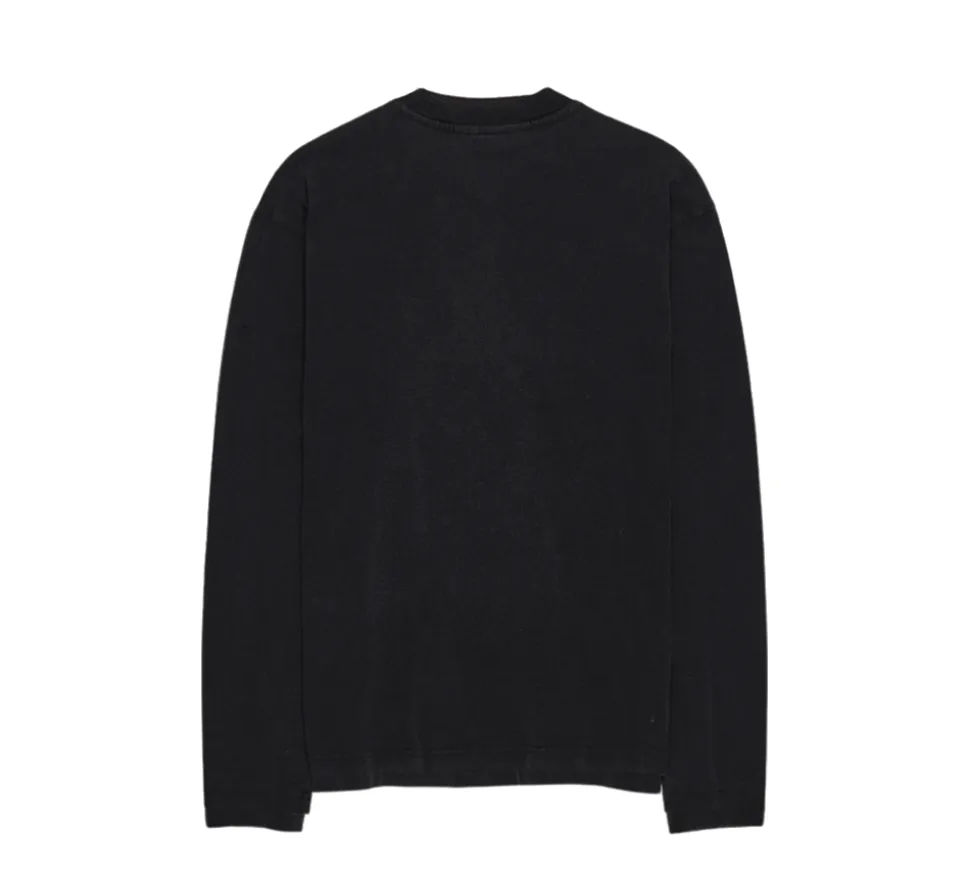 Stüssy Basic Long-Sleeve T-shirt- Black
