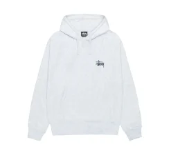 Stüssy Built in USA Hoodie - Ash Heather