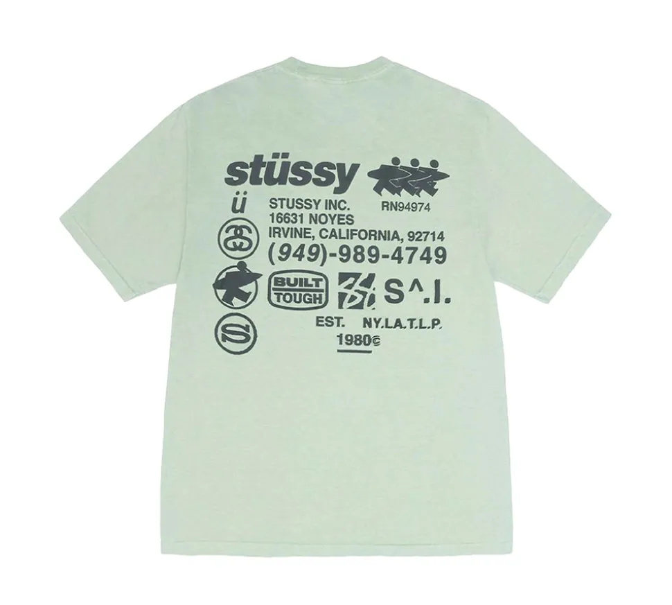 Stüssy DNA Pigment Dyed T-shirt - Green