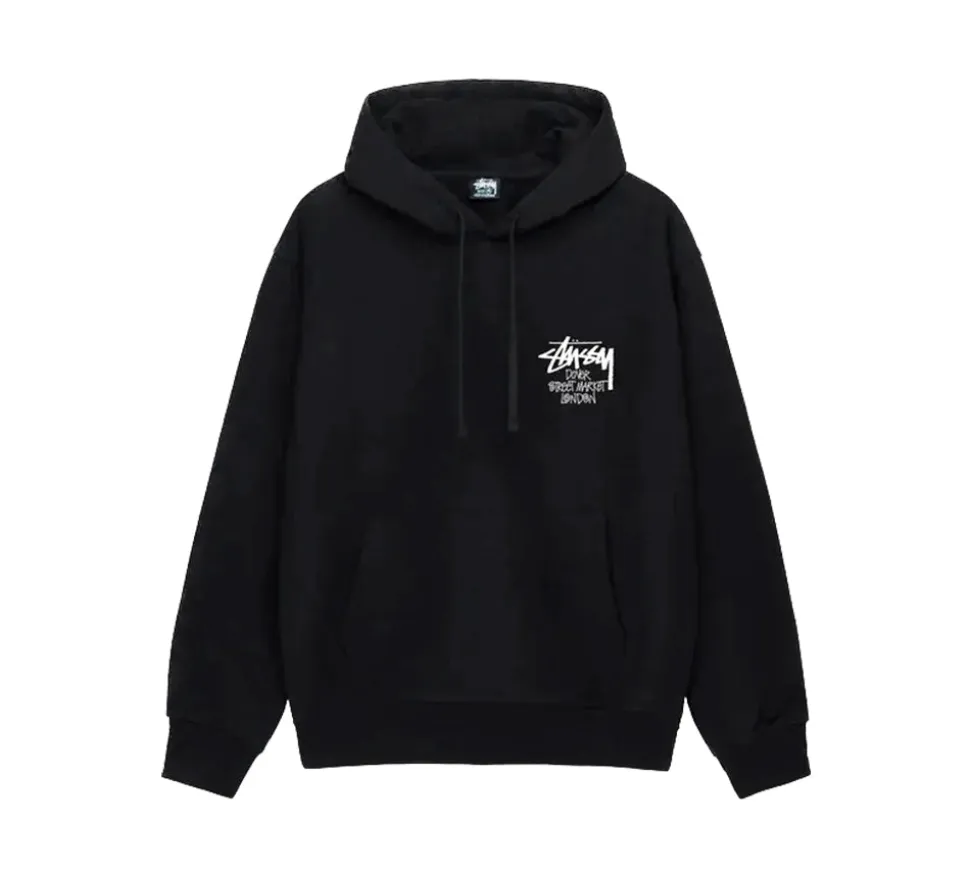 Stüssy Dover Street Market London Hoodie - Black