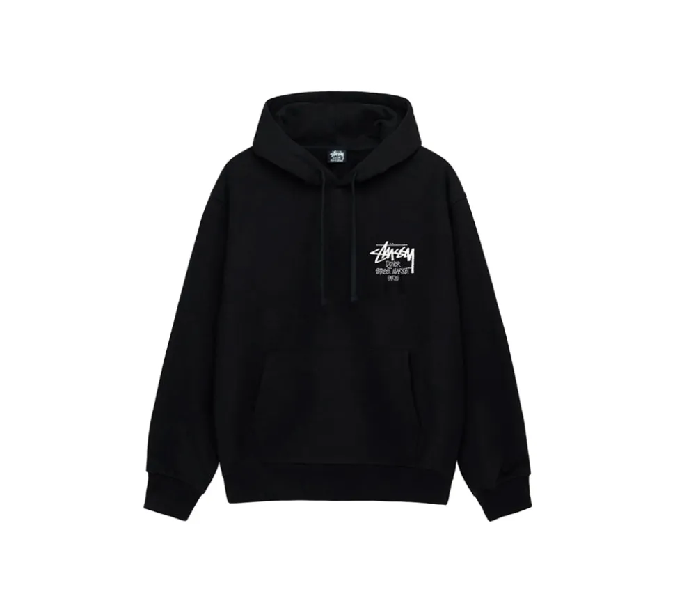 Stüssy Dover Street Market Paris Hoodie - Black