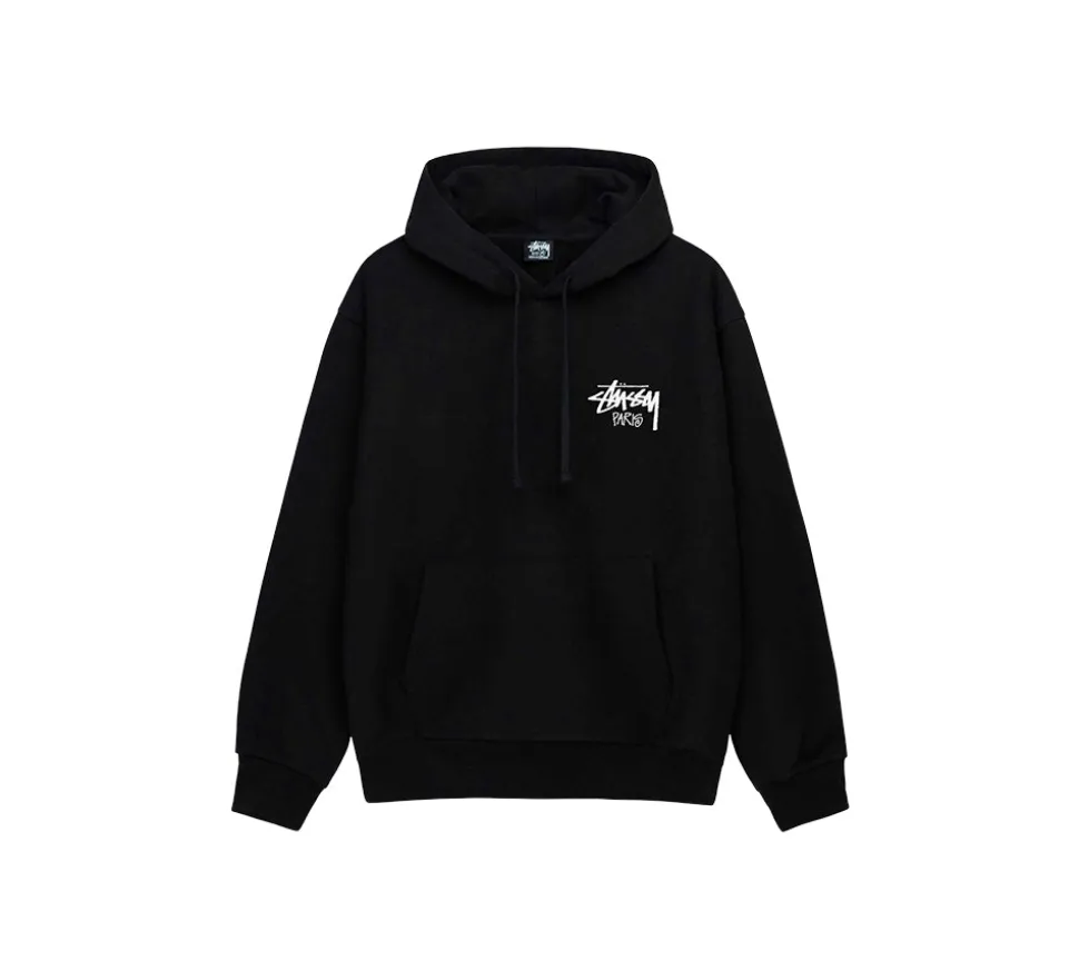 Stüssy Paris Hoodie - Black