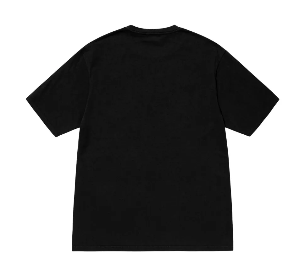 Stüssy Venus Oval Pigment Dyed T-shirt - Black