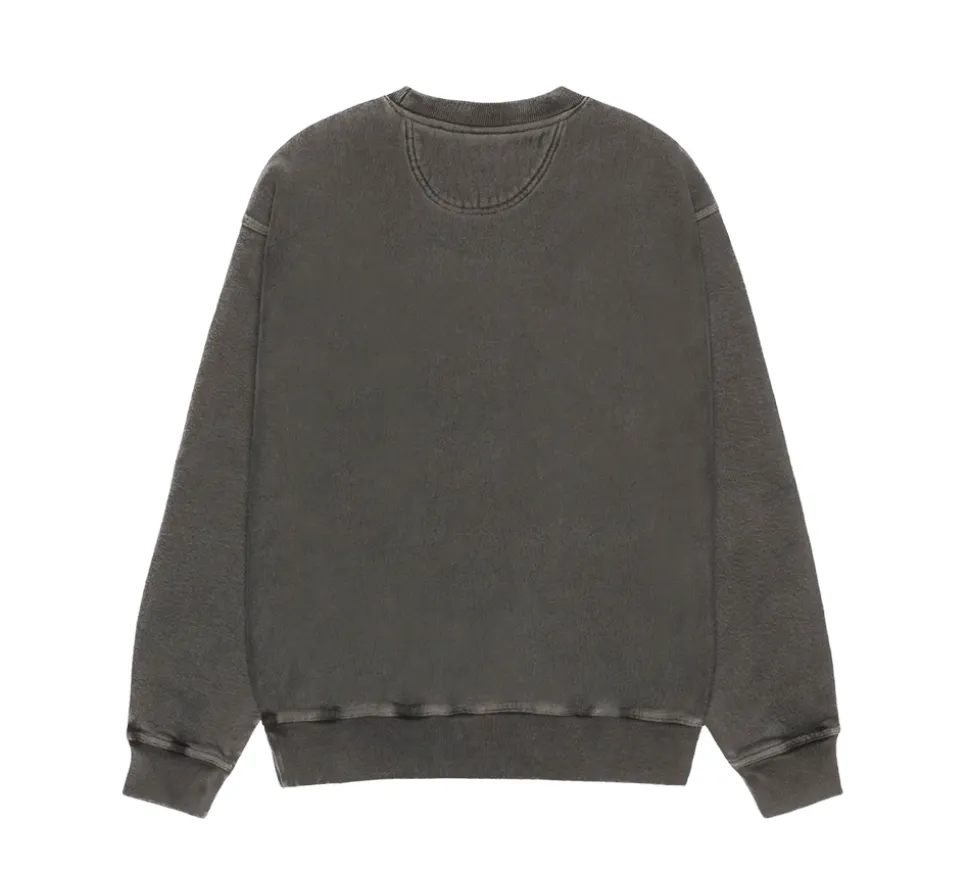 Stüssy Wear Pigment Dyed Crewneck - Black