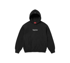 Supreme Box Logo Hooded Sweatshirt (FW24) - Black