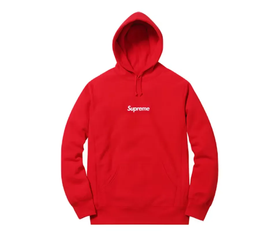 Supreme Box Logo Hooded Sweatshirt (FW16) - Red