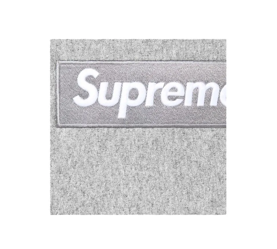 Supreme Box Logo Hooded Sweatshirt (FW24) - Grey