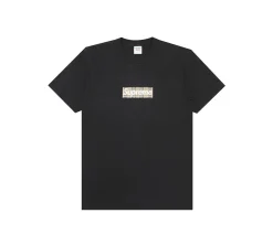 Supreme Burberry Box Logo T-shirt - Black