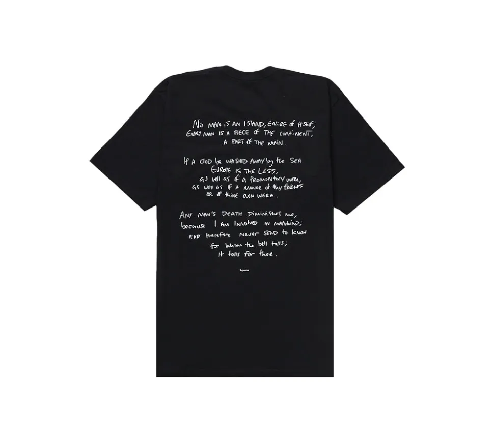 Supreme Corteiz Rules The World T-shirt - Black