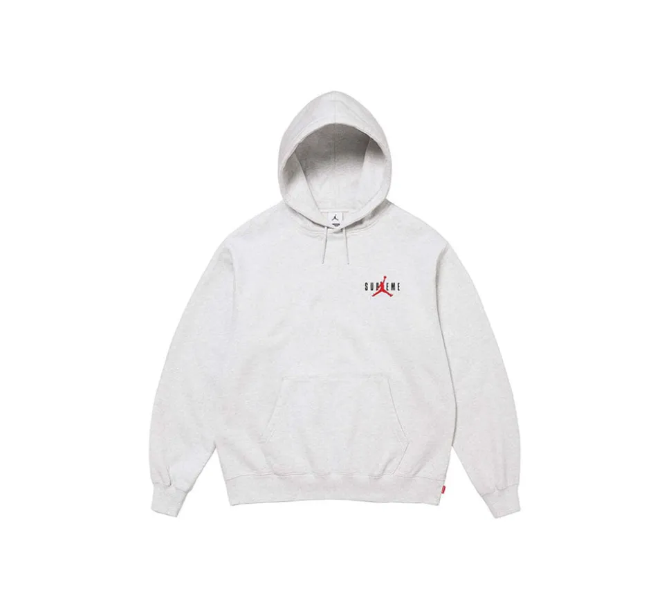 Supreme Jordan Hooded Sweatshirt (FW24) - Ash Grey