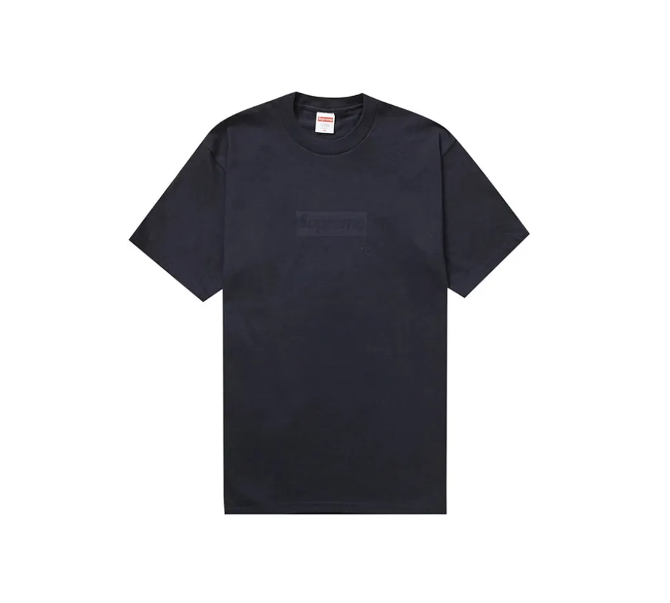 Supreme Tonal Box Logo T-shirt - Navy