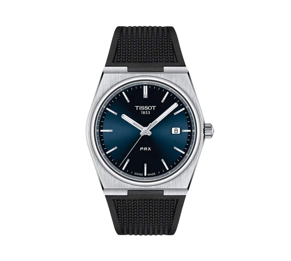 Tissot Quartz PRX - Blue Dial Rubber Strap (40mm)