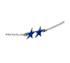 TwoJeys &&™ Enameled Icon Necklace - 12 Microns Silver Plated