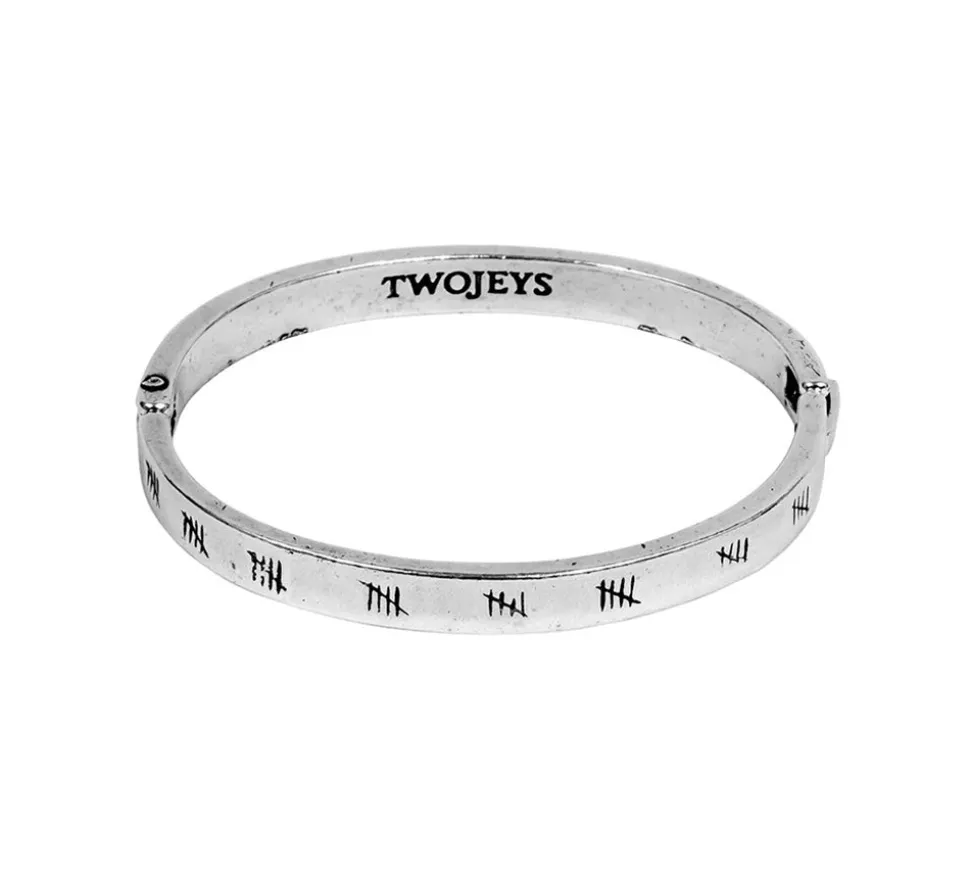 TwoJeys &&™ Hope Bracelet - Handcrafted piece w/ 12 microns Silver bath