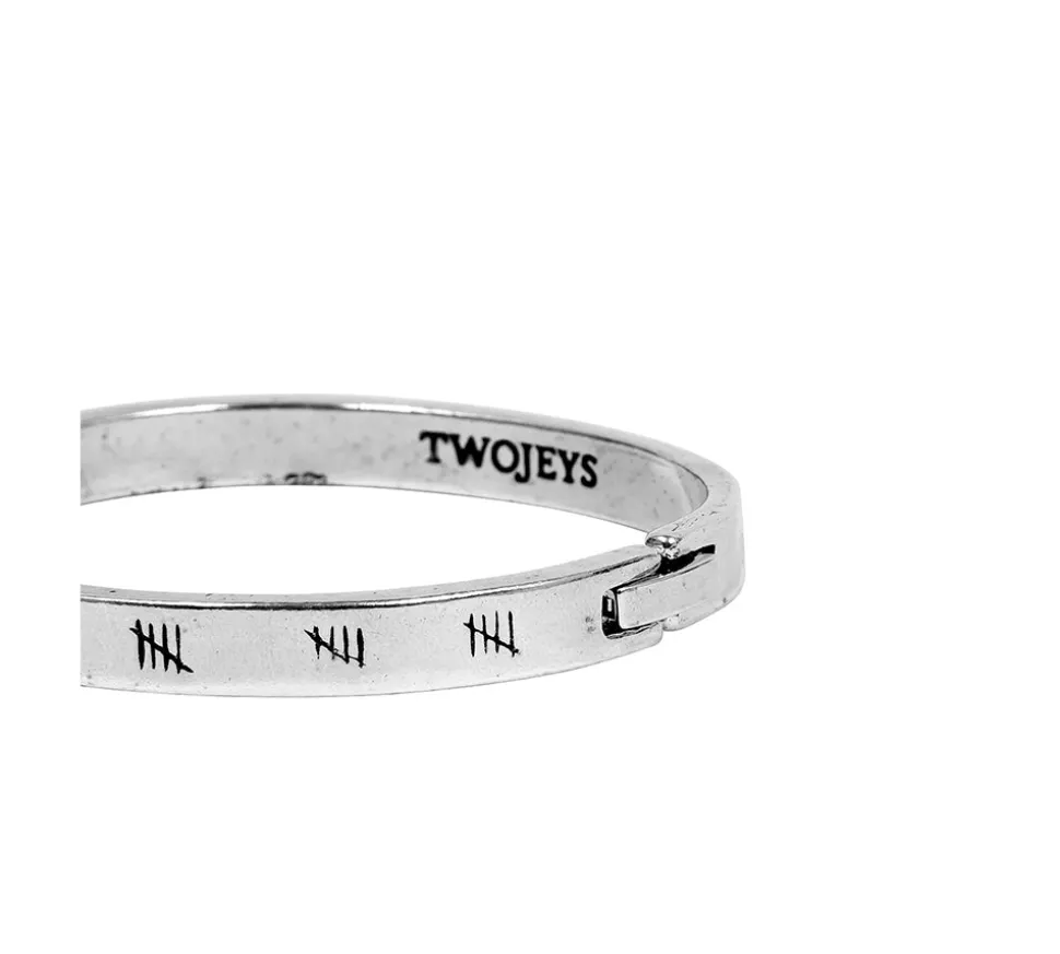 TwoJeys &&™ Hope Bracelet - Handcrafted piece w/ 12 microns Silver bath