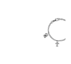 TwoJeys &&™ Lucky Charms Bracelet - 12 microns silver plated